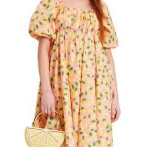Kate Spade Floral Puff Sleeve Dress